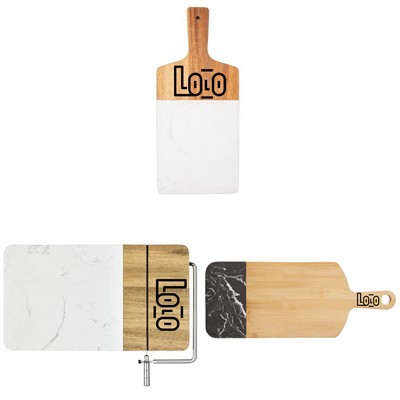 Bamboo Marble Cutting Board