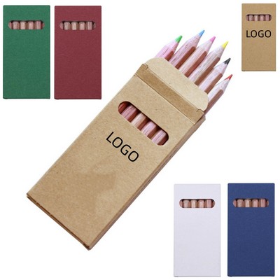 6 Color Wooden Pencil Set