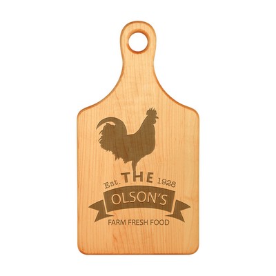Maple Paddle Shaped Cutting Board