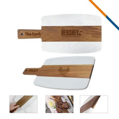 Hendrix Marble Acacia Wood Cutting Board