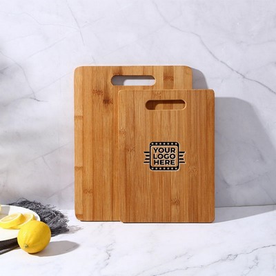 Bamboo Kitchen Cutting Board Set Two Piece