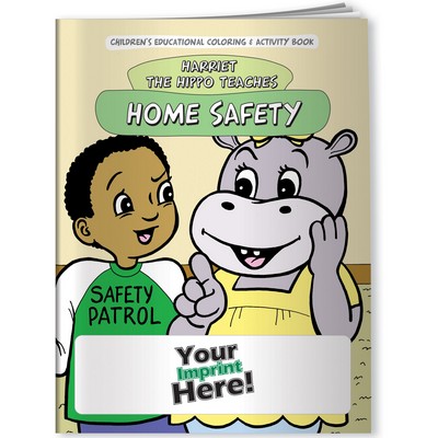 Coloring Book - Home Safety with Harriet the Hippo