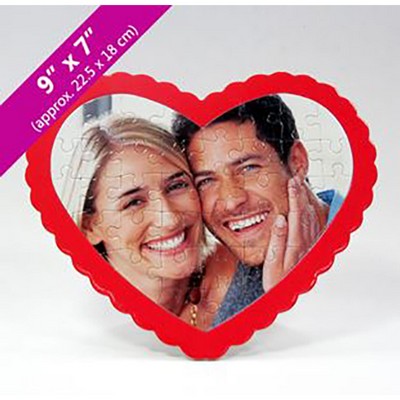 36 Piece Retail Quality Heart Shaped Puzzle