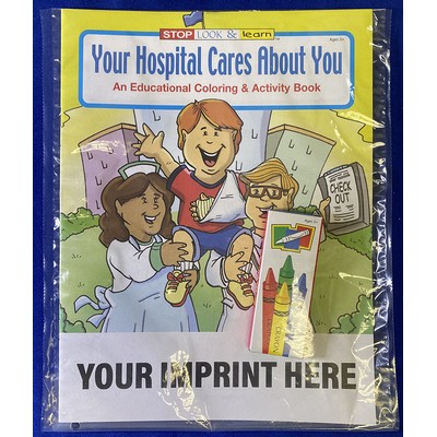 Your Hospital Cares About You Coloring Book Fun Pack